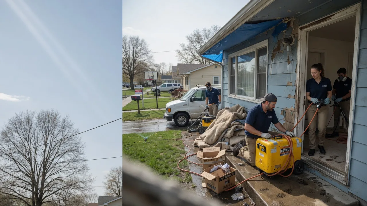 Basement Flood Cleanup in Porterville, CA near me